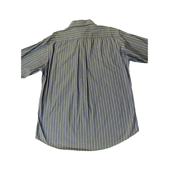 Tommy Hilfiger Dress Shirt Mens 15 1/2 32-33 Used Blue Striped - Picture 11 of 12